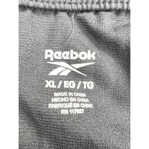 Reebok Relaxed Short XL Black & Gray Polyester Athletic Shorts - Picture 4 of 13